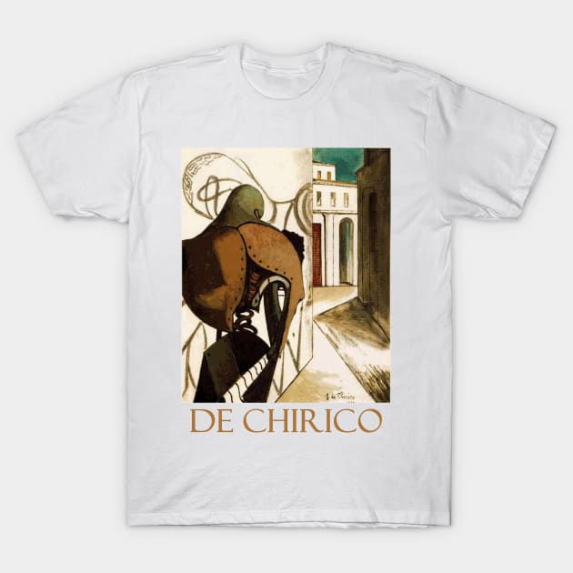 The Vexations of the Thinker (1915) by Giorgio de Chirico T-Shirt by Naves